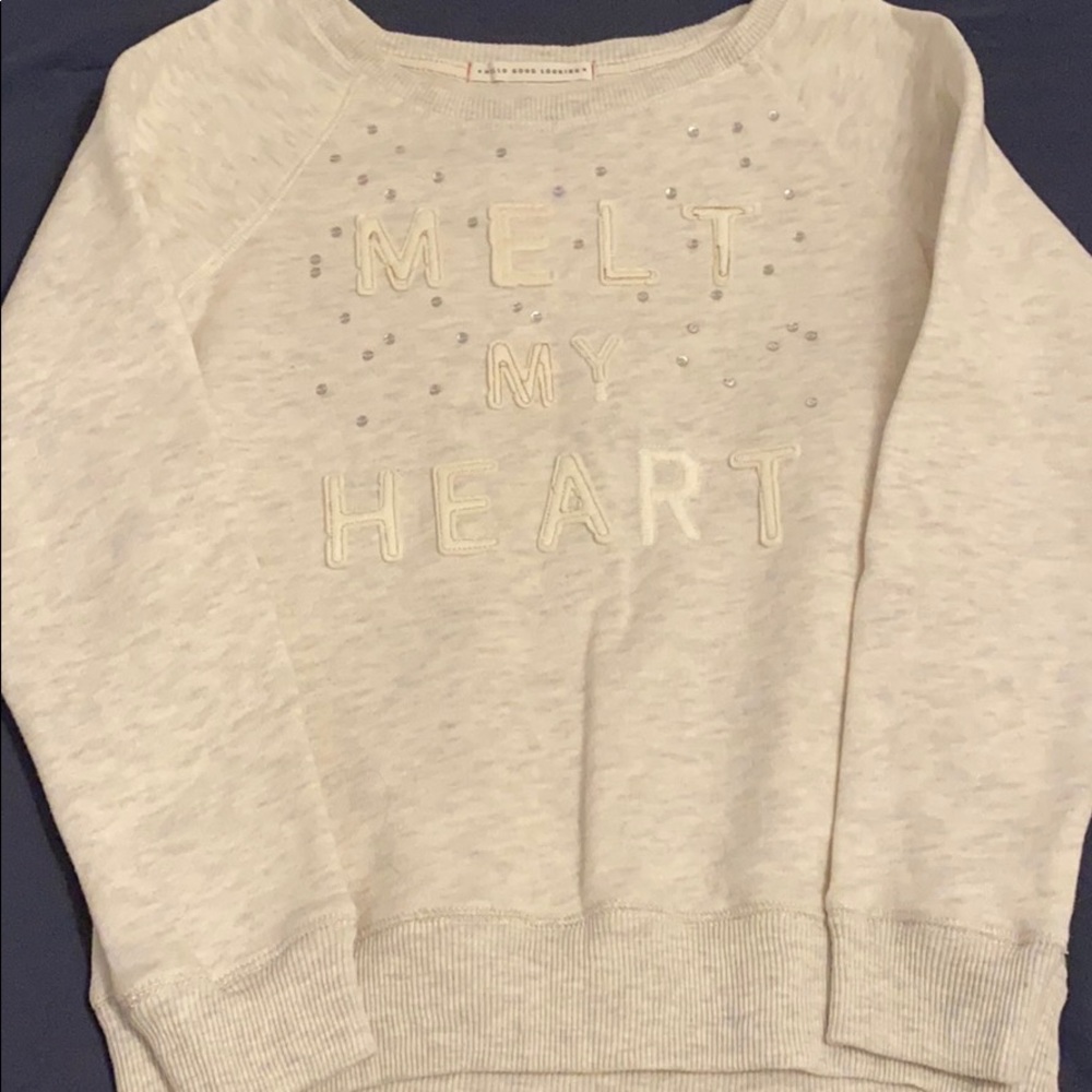 Beige American Eagle Sweater